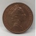 AUSTRALIA 1985 . ONE 1 CENT COIN . FEATHER-TAILED GLIDER